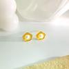 Sweet Flowers Pearl Earrings for Women Light Luxury High-end Girl-Sense Earrings