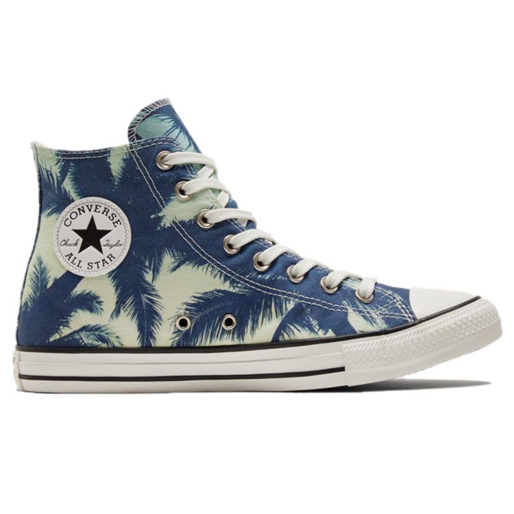 Converse Chuck Taylor All Star Bequeme Vielseitige Bedruckte High-Top Canvas Schuhe Unisex Sneaker Blau 171280C