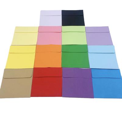 10×10cm Obálka z kraftového papíru na přání, Barva bonbónů, Skladem