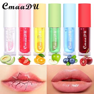 CmaaDu 6 Color Fruit Flavor, Color Change Lip Glaze, Not Hanging Cups