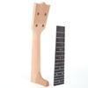 Okoume Wood And Rosewood Ukulele Fretboard Wooden Color Ukulele Neck Set  Concert Ukulele