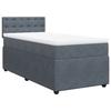 Maison Exclusive - Bettlattenrost mit Matratze Dunkelgrau 100x200 cm