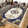 European Style Retro Decor Rug for Living Room Light Luxury Antiskid Soft Cloakroom Carpet Big Size Easy Clean Entrance Door Mat
