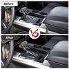 Carbon Fiber Gear Shift Cup Holder Decor Cover Trim For Dodge Ram 1500 2010-2012