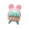 Glossy Cute Girl Resin Accessories for DIY: Phone Case, Hair Clip, Fridge Magnet, Crocs Decor.