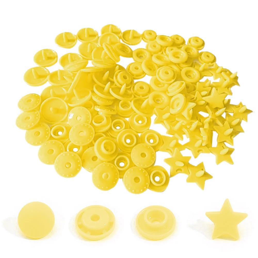 25-100 Sets Sternform T5 Kunststoff Druckknöpfe Für Kleidung DIY Bekleidung Druckknöpfe Verwendet für Windeln/Lätzchen/Taschen/Ordner/