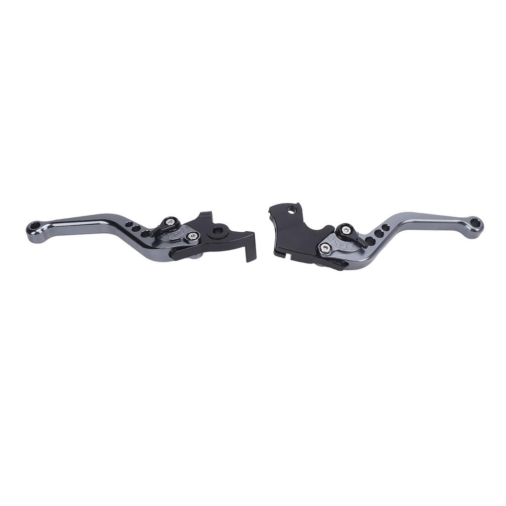 Pair of Motorcycle Short Brake Clutch Levers Adjustable Aluminium Alloy Replacement For Scrambler 400X 2023 2025 Ti