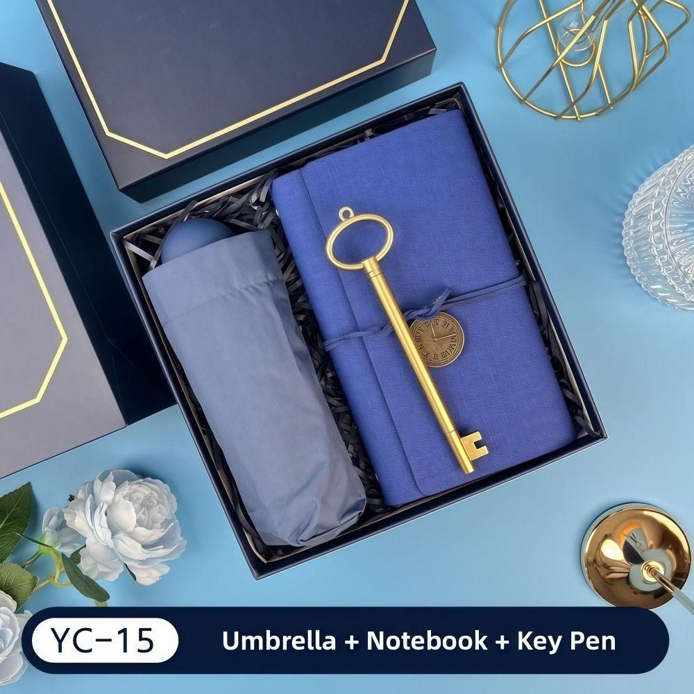3IN1 Souvenir Gift Set Stylish Design with Paper Bag Practical Gift Sets Luxury Fan/Towel/Cup Gift Box Set Personalized Gifts