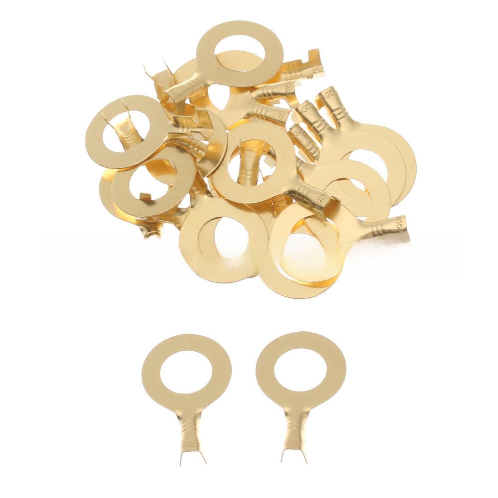 150-Piece Cold Pressed Terminal Box with Gold Ring Terminal Block Set