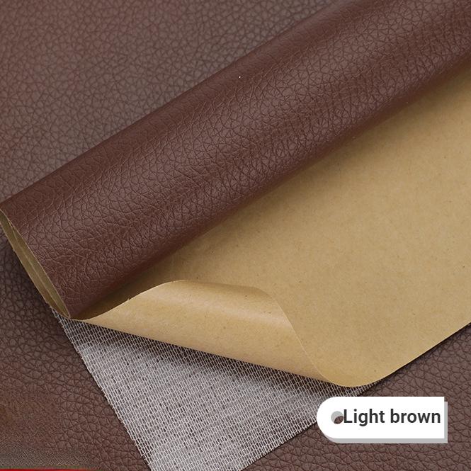 Self-Adhesive Leather Repair Patch Sofa Black PU Leather Sticker for Furniture Table Chair Clothes Car Seats Shoe Bags Fix Patch