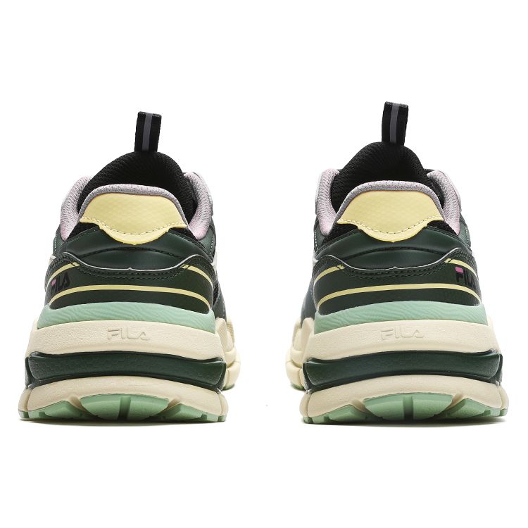 Fila Decoder Casual Retro Sports Fabric Low-Top Running Shoes Women Sneaker Black Green F12W312111FBB