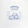 50Pcs/Set Ice Cube Bag Clear PE Adjustable Drawstring Closure Leakproof Heavy Duty Ice Storage Bag Kitchen Supplies