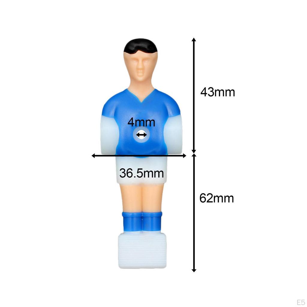 3 Pieces Soccer Table Mens Player Figures,Soccer Foosball Accessories