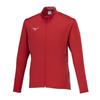 Mizuno Soccer Training Slim Salsa P2MCB035 Top, Full-Zip Jacket, Jersey, Fit, Unisex, Red,