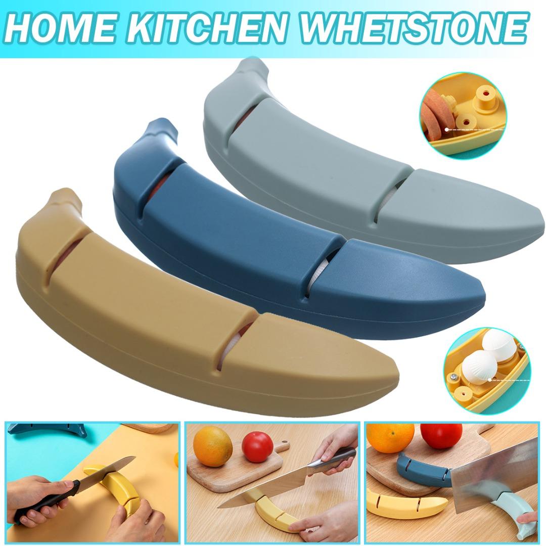 

PDTO Многофункциональная Банановая Форма Дизайн Резак Точилка Кухонный Точильный Камень
