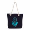 Dreamcatcher print thick rope single-shoulder beach bag 7309 KTB
