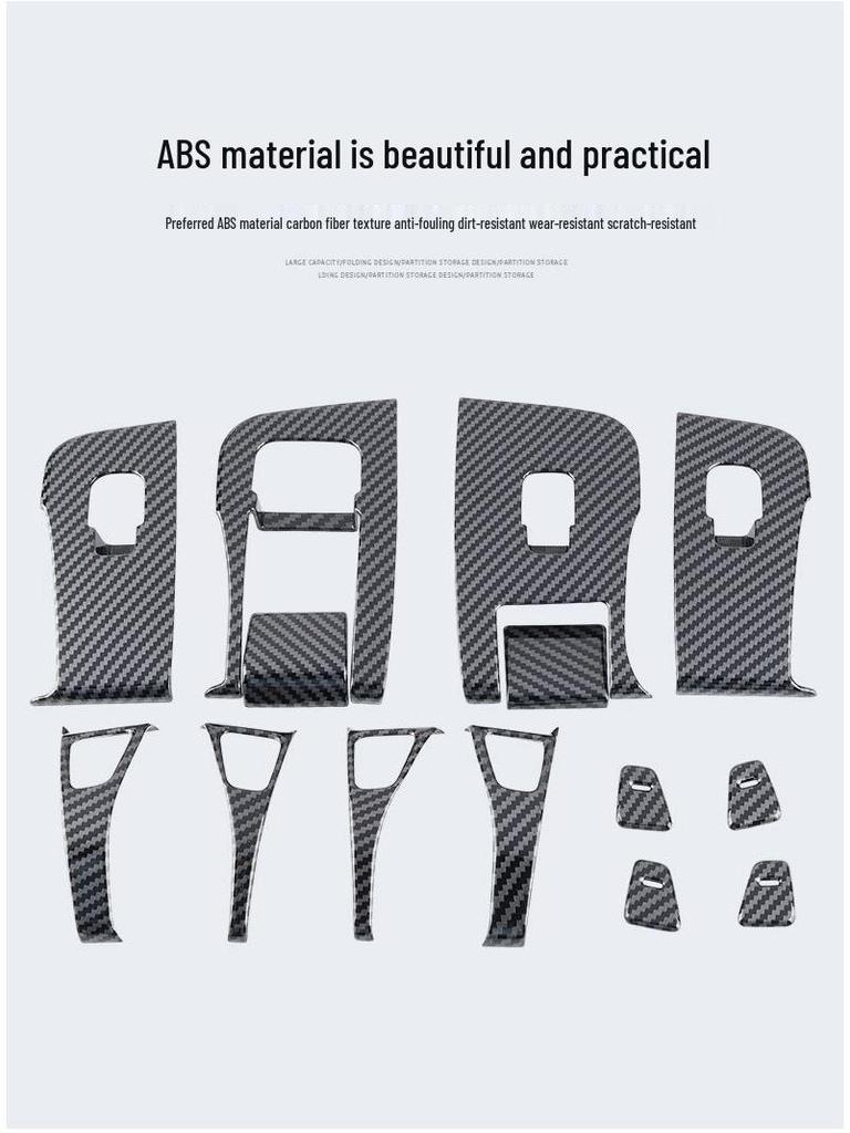 Compatible with 2025 Model Y Glass Lift Switch Panel Trim.