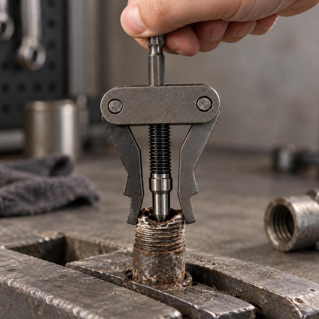 Heavy-Duty Broken Thread Extractor Sturdy Pipe Repair Tool Long-Lasting