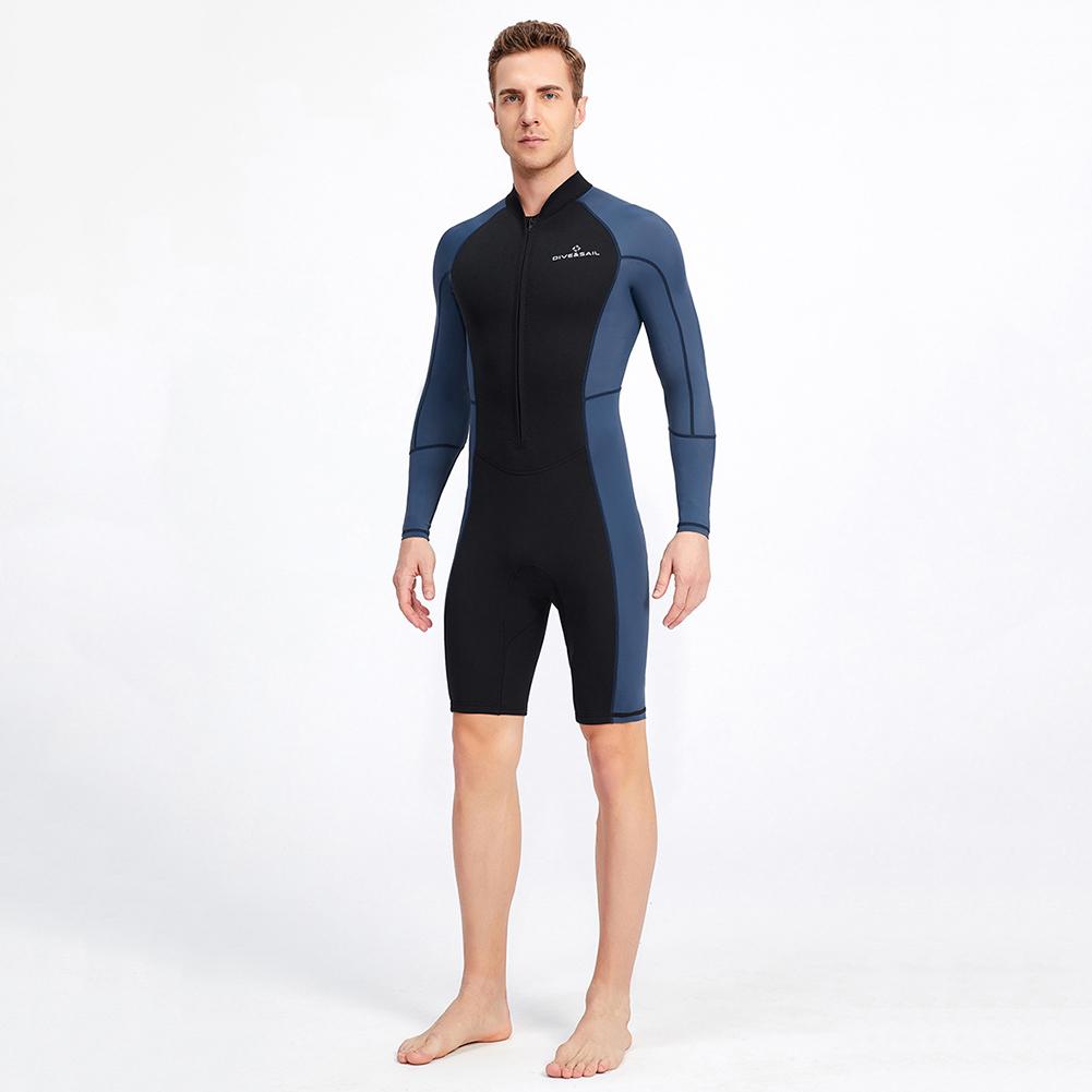 Neoprene Diving Surfing Clothes with Zipper Mens Diving Protection Clothes Elastic Anti-scratch  Warm Outdoor Accessories