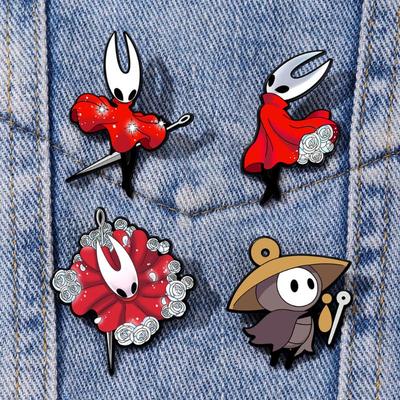 Spille Smaltate Hollow Knight Silksong Spille Spillette Personaggi Cartone Animato per Giacche Zaini Accessori Regalo