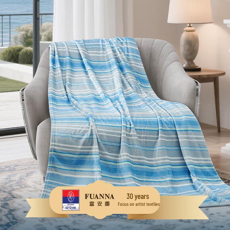 

Fuanna Forest Language Skin-Friendly Plush Fleece Blanket