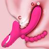 3 In 1 Clitoris Sucker Dildo Vibrator for Female G Spot Tongue Licking Clit Vacuum Stimulator