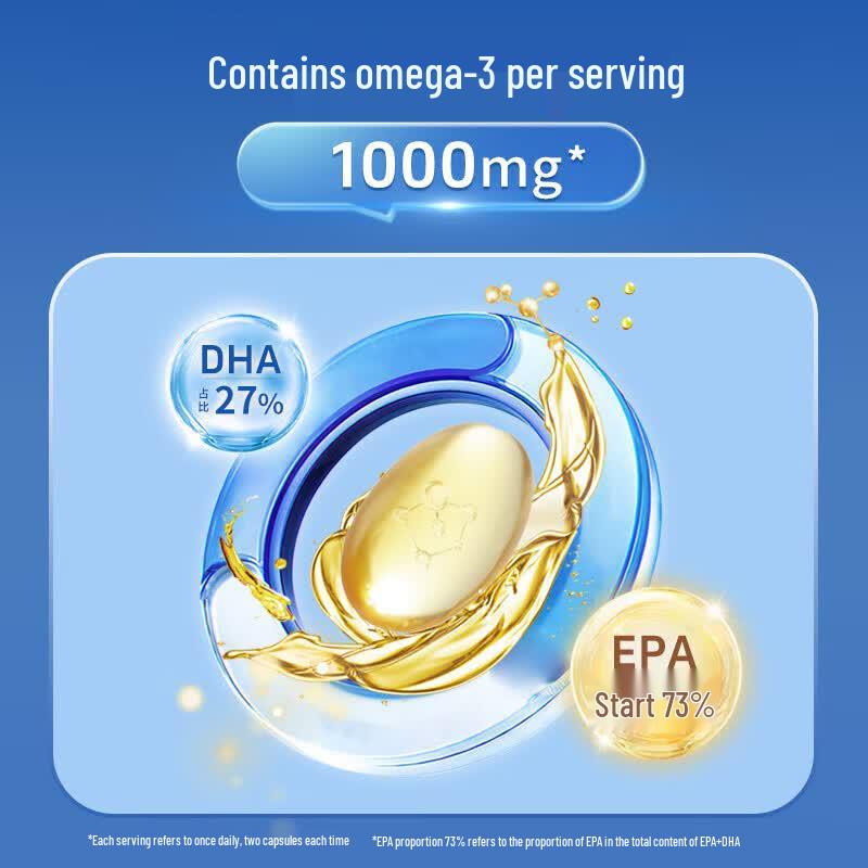 GNC Triple Strength Mini Deep Sea Fish Oil Softgels