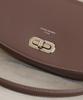David Jones Le Mare 2-Way Mini Flap Shoulder Leather Bag_Soft Chocolate (Cm7856)