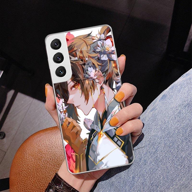 Genshin Impact Raiden Shogun Baal Phone Case For Samsung Galaxy S24 S25 Edge S26 Ultra S23 S22 S21 Plus S20 FE + Personalized Pr
