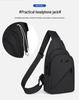 2025 Men's Multifunctional Oxford Cloth Crossbody and Shoulder Bag for Cycling
