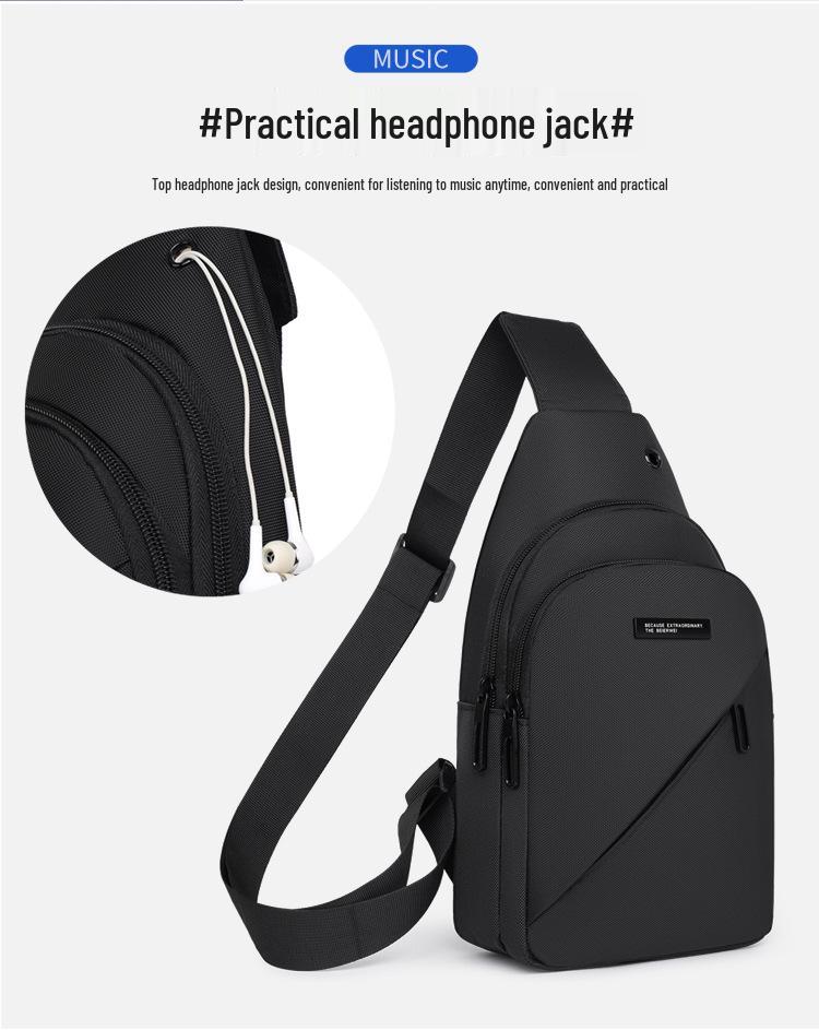 2025 Men's Multifunctional Oxford Cloth Crossbody and Shoulder Bag for Cycling