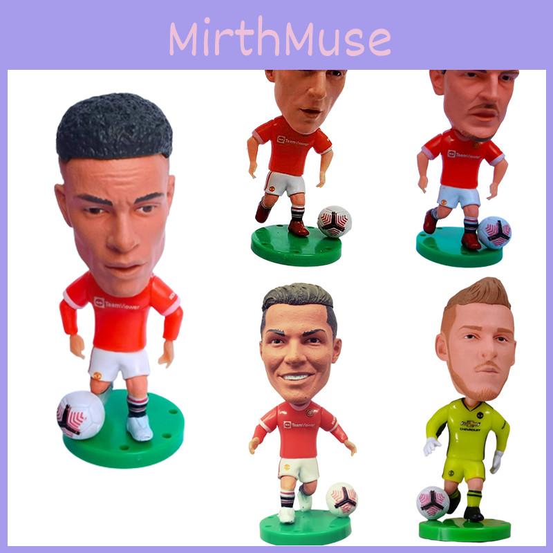 Soccer Player Mini Figures Sports Model Dolls For Home Decoration