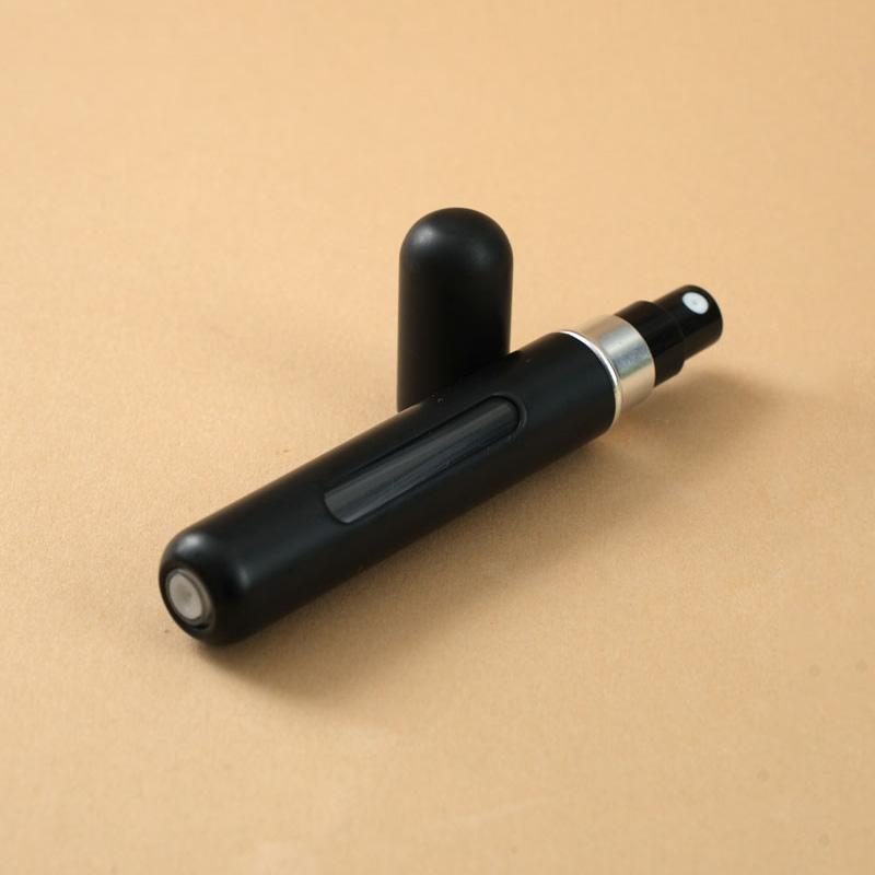 10 ml refillable perfume spray bottle, portable travel size, unscented, PVC-free, metal and plastic , spray bottle for p