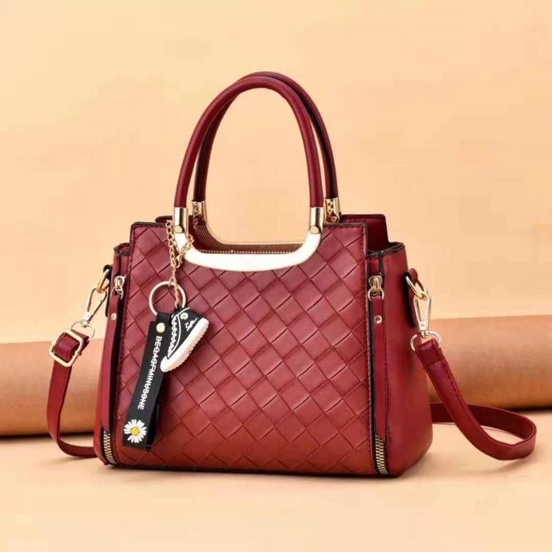 Women's Large Capacity One Shoulder Handbag European and American Trend Stylish and Simple Commuter Bag