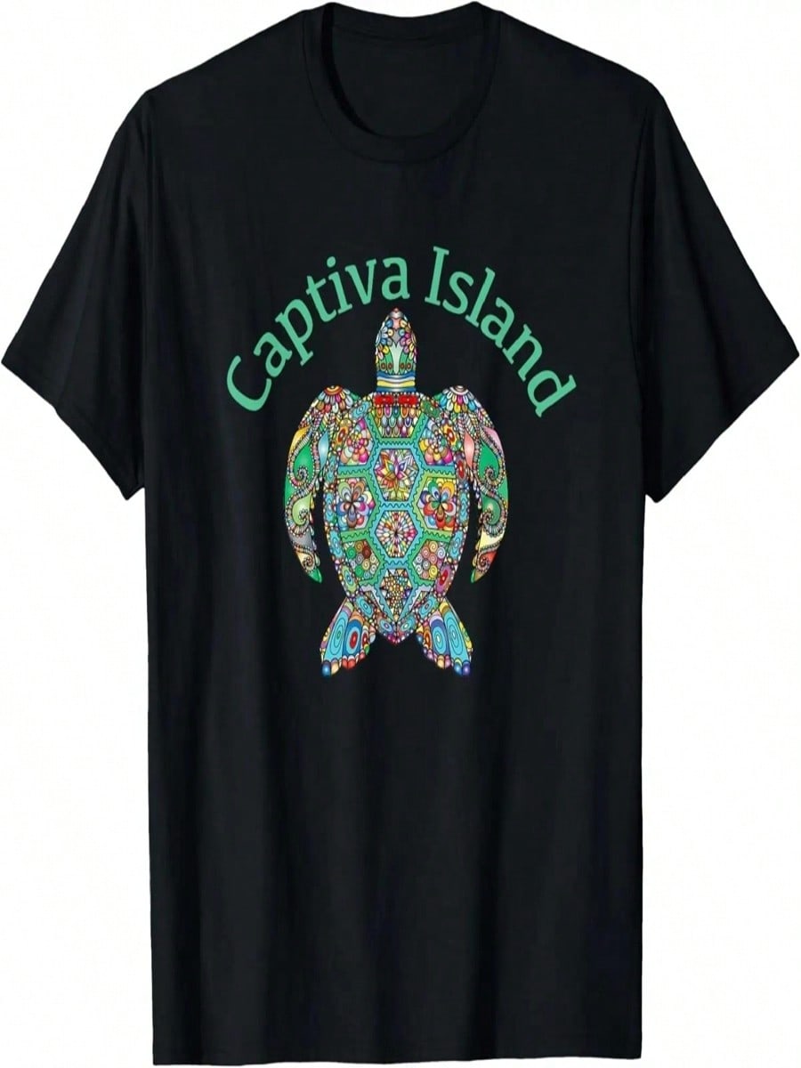 Captiva Island T-Shirt Turtle Gift T-Shirt S разноцветный