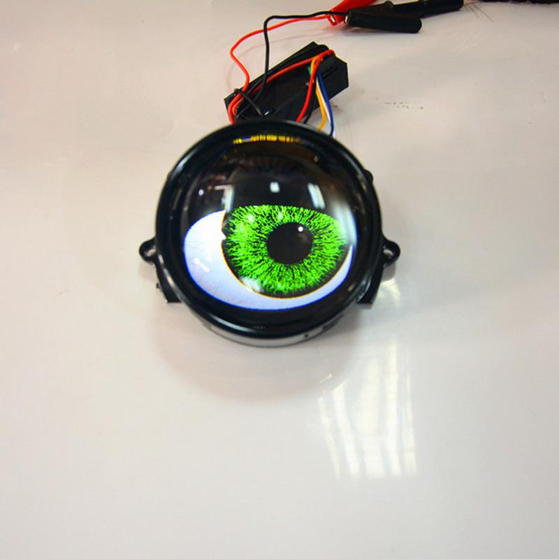 Devil Eye Headlights 12V Evil Eyes Headlight Projector Lens Lamp For Most Cars WiFi Control LED Lamp Led Automotive Headlight