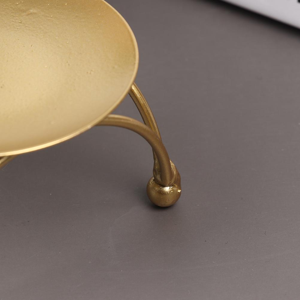 Nordic Gold Iron Art Candlestick Creative Candle Cup Table Decor Candle Holder