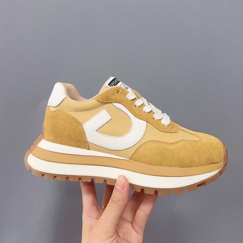 Inner heightening platform retro dad shoes women's 2025 autumn new sports shoes casual shoes German training shoes Forrest Gump shoes women