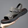 Sandals Men's New Outer Wear Driving Thick-soled Men's Sandals Latex Pad Soft-soled Beach Shoes