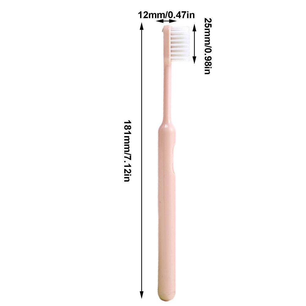 

Мягкая семейная зубная щетка 10 шт. дорожная зубная щетка для чистки чувствительных зубов зубная щетка круглая ручка семейный набор многоцветный