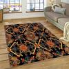 3D Turkey Persian Bohemian Mandala Flower Koberec do ložnice Obývací pokoj Domácí Dekorace na pohovku,Děti Large Decor Floor Mat