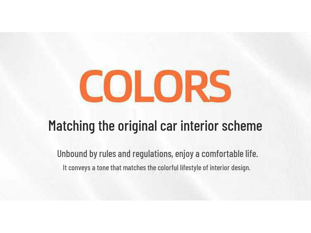 Celoroční potahy sedadel a polštáře do interiéru pro modely Changan Qiyuan Q07.