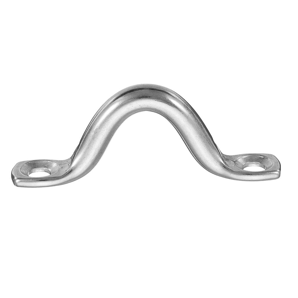 6 BIMINI EYE STRAP PLATE 2/" MARINE BOAT STAINLESS STEEL LOT OF