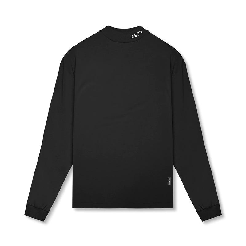 Men's Youth Plus Size High Neck Sweatshirt - Long Sleeve Casual Jacket for Spring & Autumn