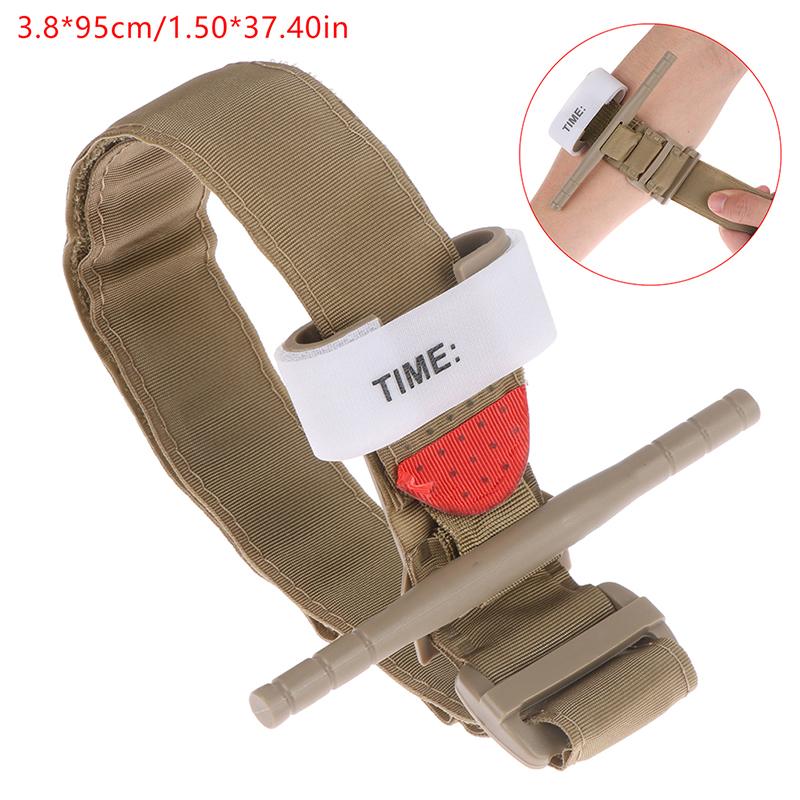 Satın alın 1PC Tourniquet Survival Tactical Combat Application Red Tip