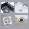 Disposable Mesh Hair Catcher Sticker 4"x4" Bathroom Shower Drain Cover Hair Trap Easy Installation Sink Strainer