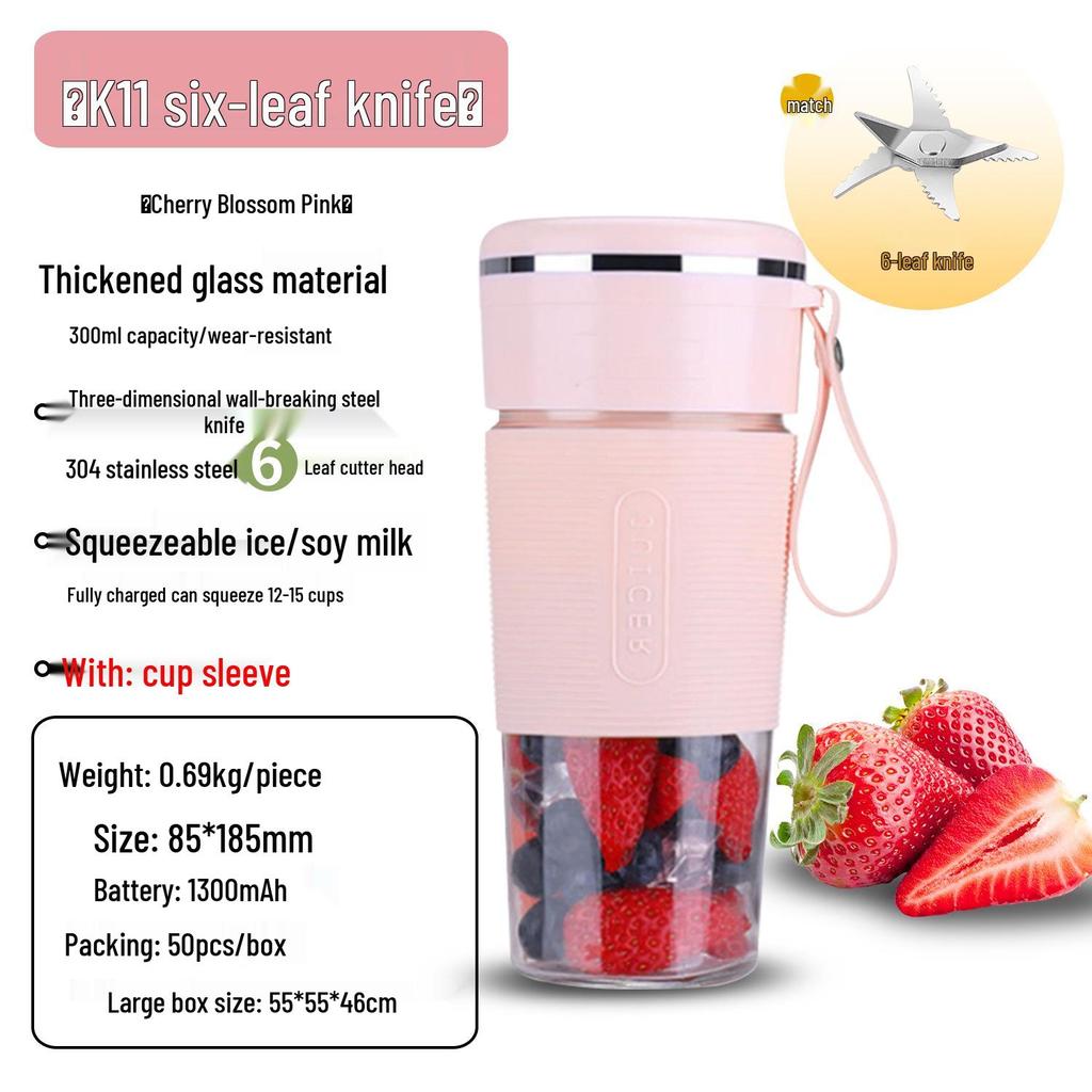 Compact Multifunctional Electric Juicer - Portable Household Juice Cup