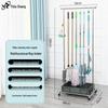 Stainless Steel Movable Mop and Broom Holder