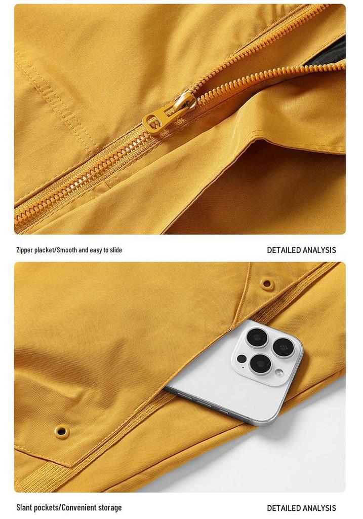 2026 Autumn/Winter Dopamine Color Windproof Workwear Mountaineering Jacket for Men and Women