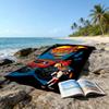 1 Stück Blaze und die Monster-Maschinen (2) Strandtuch, Strand- und Meeresufer-Schwimmbadausstattung, Modisches Muster, Rechteckig, Reiseutensilien